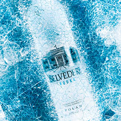 Advertising product retouching of Belvedere vodka by Zeeto