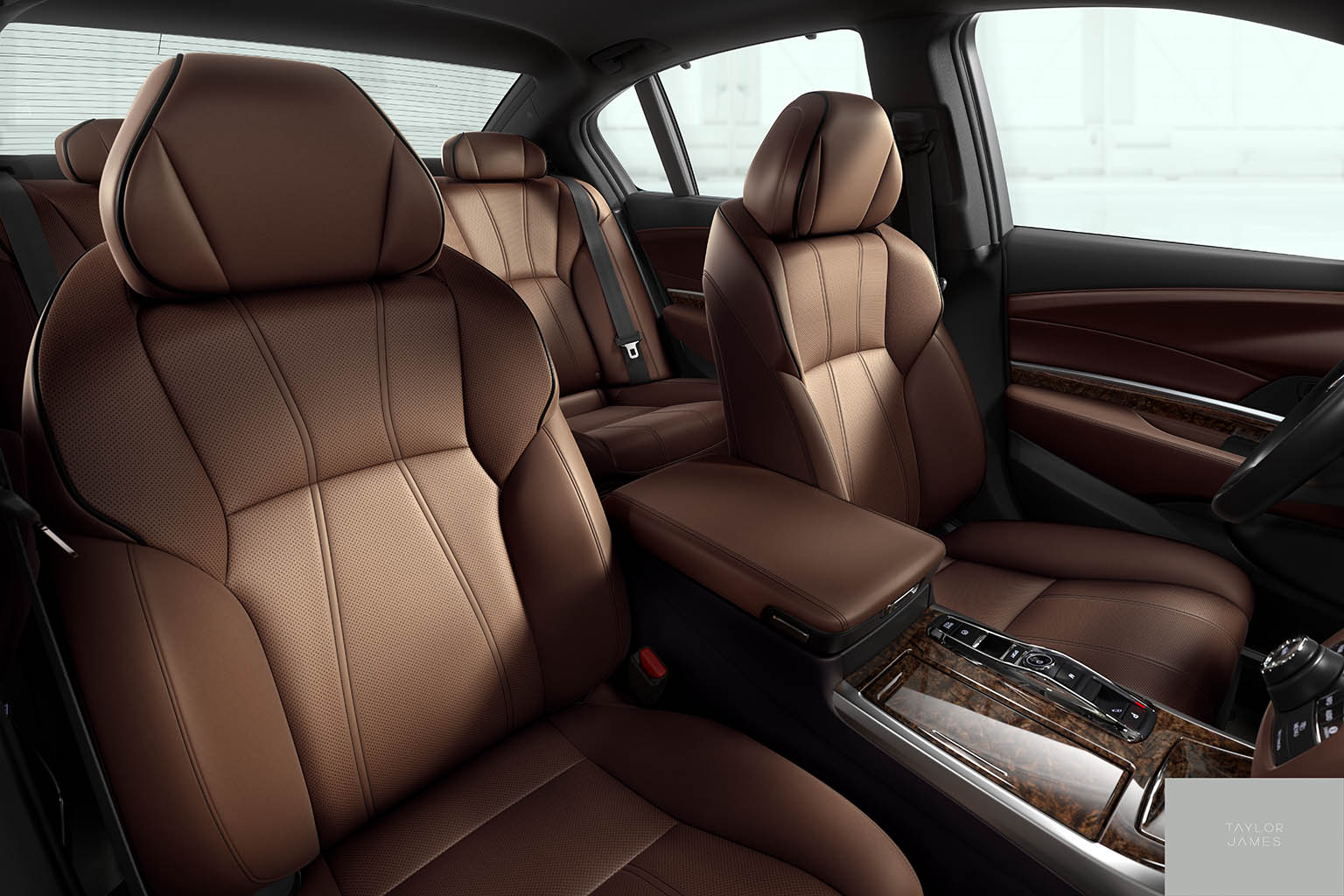 CGI advertising image retouching of Acura interior by Zeeto