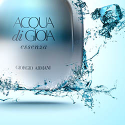 Creative product retouching of Acqua di Gioia perfume by Zeeto