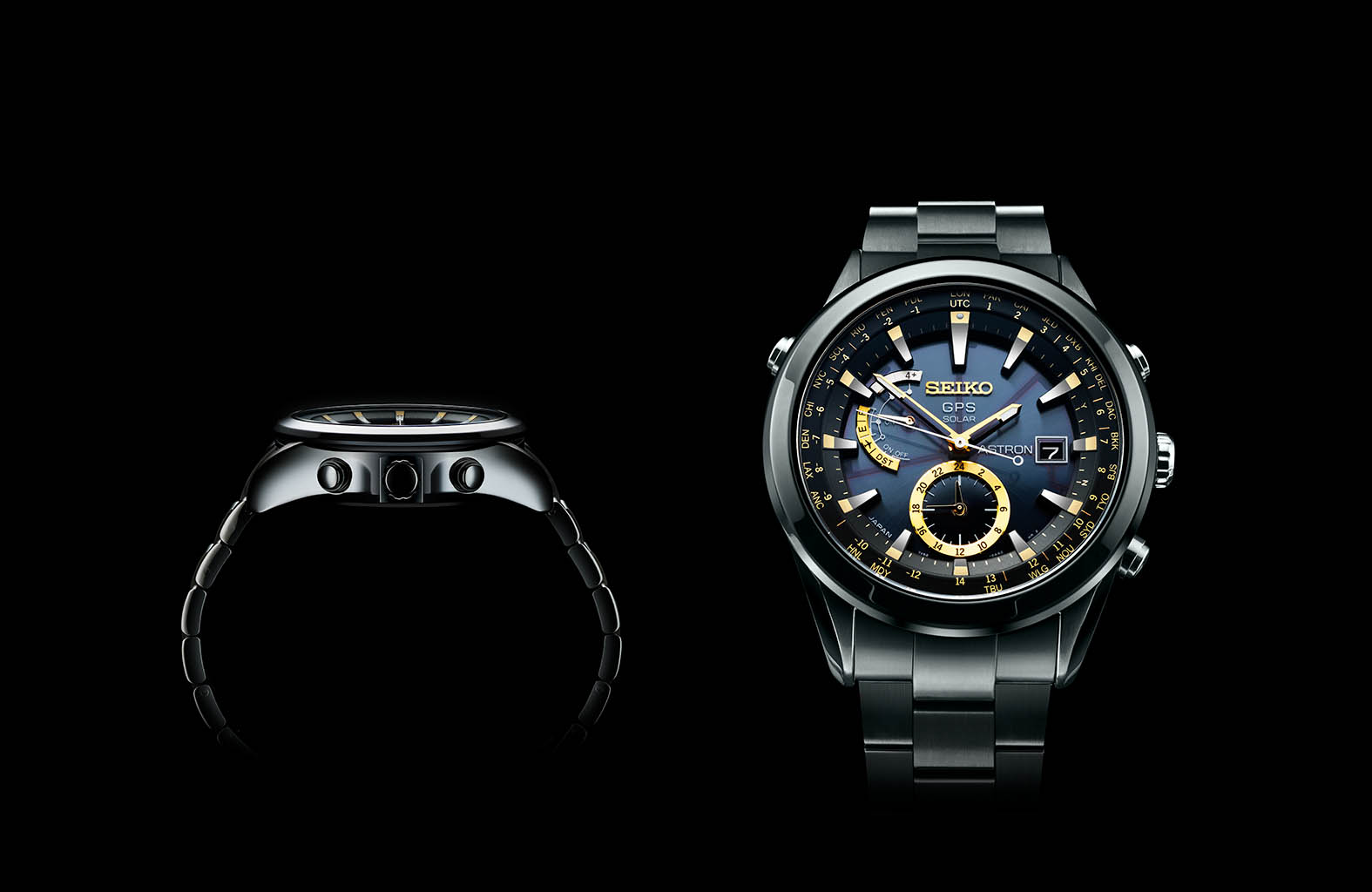 High-end advertising image retouching of Seiko Astron watch by Zeeto